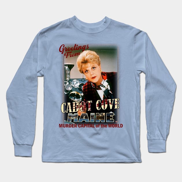 Murder She Wrote || Cabot Cove Long Sleeve T-Shirt by erd's